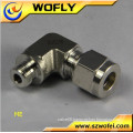 1/4" to 1/8" right-angle metal pipe fittings reducer elbow